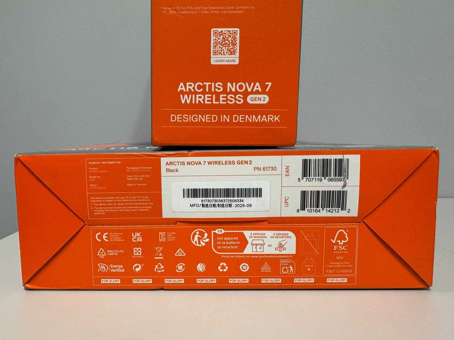Ігрові бездротові навушники SteelSeries Arctis Nova 7 Gen 2 | НОВІ | ОРИГІНАЛ