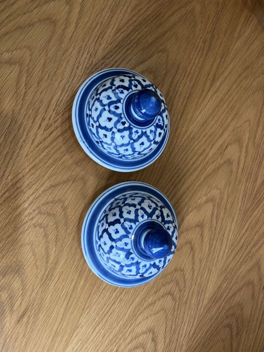 Par de potes artesanais made in Thailand