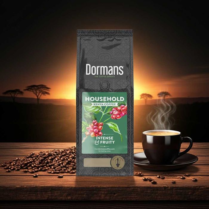 Kawa z Kenii Arabica Household Ziarnista 375 g – Nuty czekolady z akcentami owoców i orzechów | Dormans