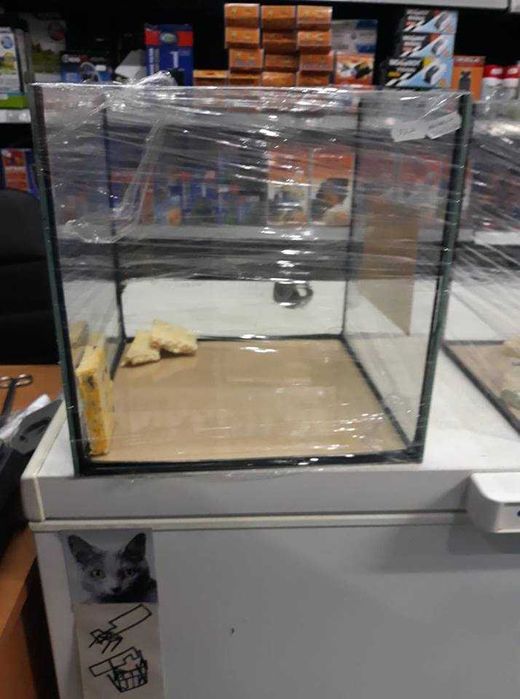 Akwarium 30x30x30 nowe - Aquaszop