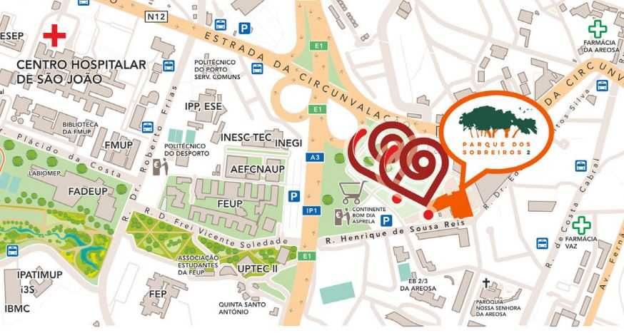 Vende-se apartamento T0 Novo - Parque dos Sobreiros 2