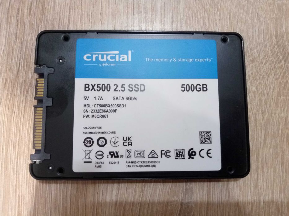 ssd crucial bx500 - купити комп'ютери та комплектуючі - Ціна на OLX.ua