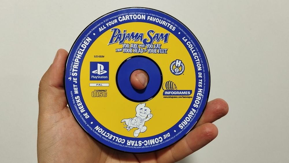 Jogo Pajama Sam PS1