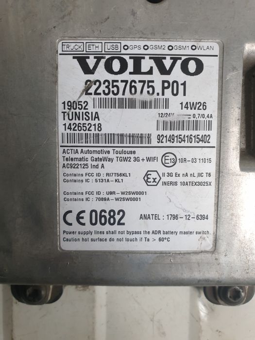 Sterownik moduł GPS GSM Dynaflet Volvo fh4