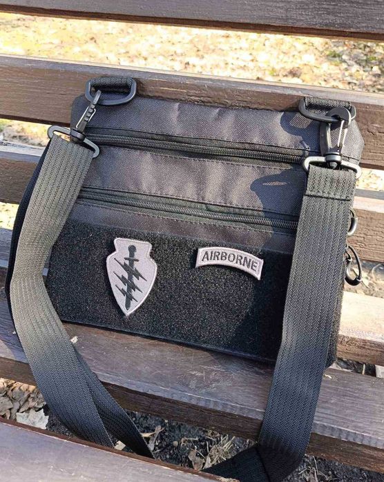 Мужская военная сумка, сумка планшет с кобурой, сумка для шеврона