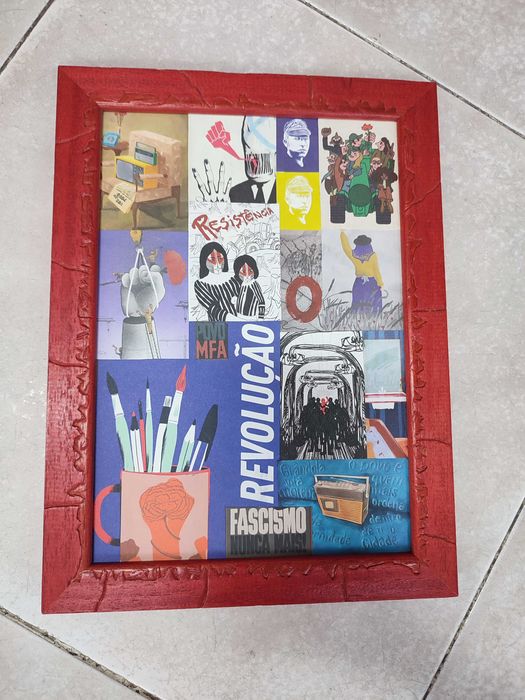 Quadro 25 de abril Sandra quadro antigo