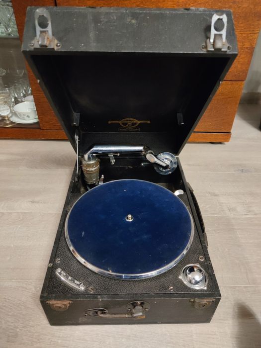 Gramofon walizkowy Columbia antyk