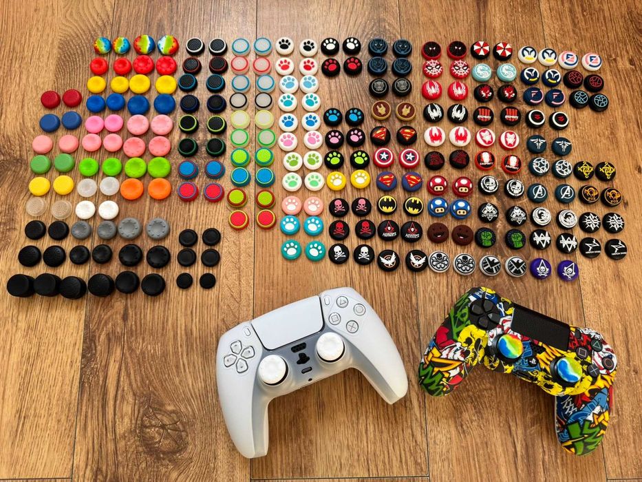 Чехол с накладками на стики геймпад для DualShock PS3 PS4 PS5 XBOX 360