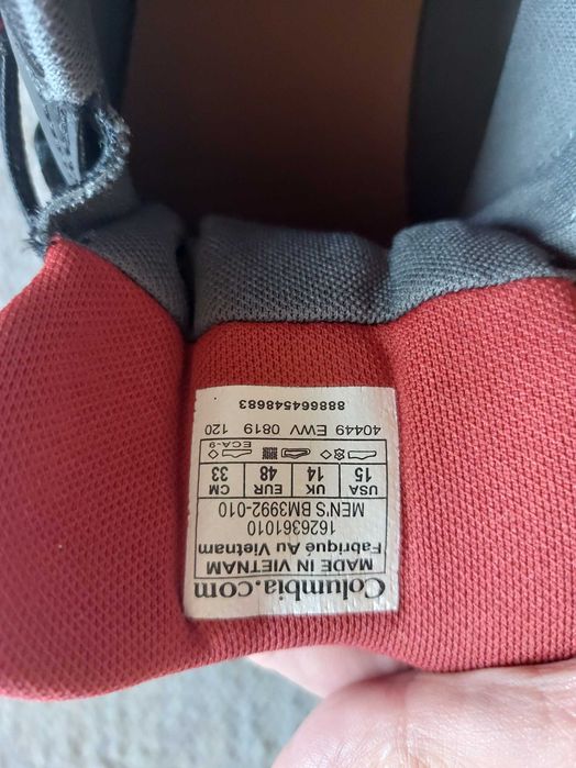 Трекінгові Columbia waterproof 48р (32см)