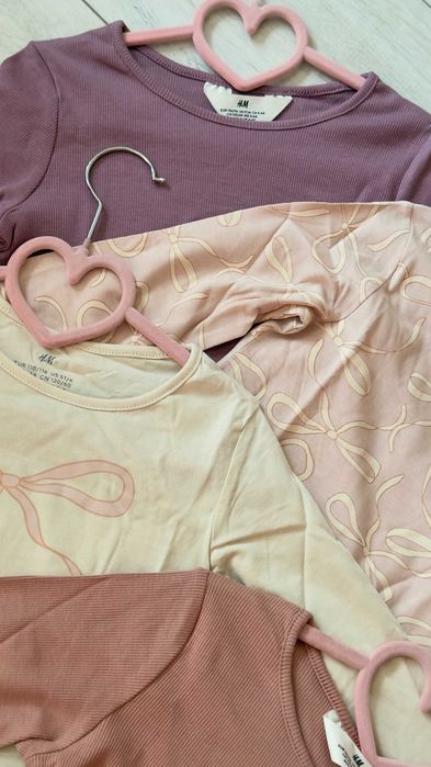 Реглани в рубчік або принтові від h&m  від 110 до 140 см ціна за 1 шт