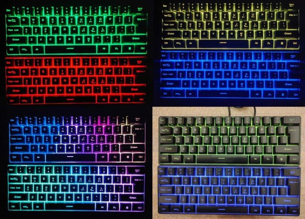 RGB Клавіатура Ігрова дротова Y-Fruitful K401 61 клавіша