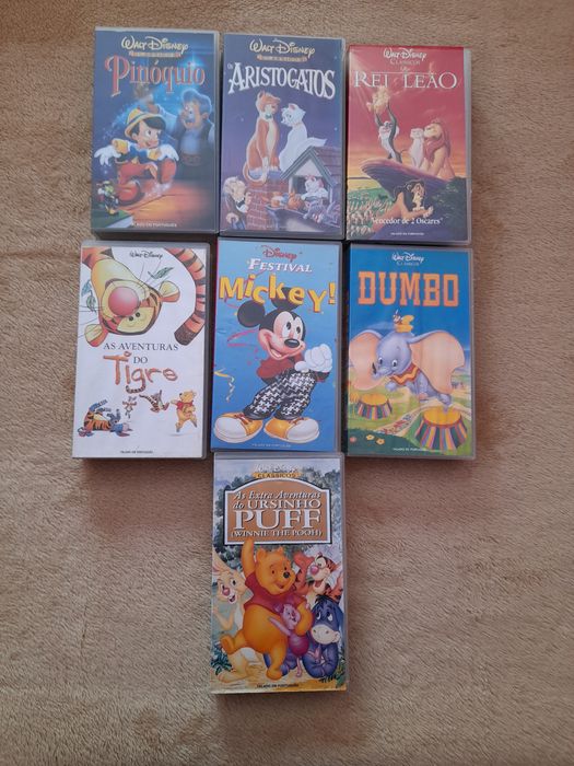Filmes vhs disney decada 70