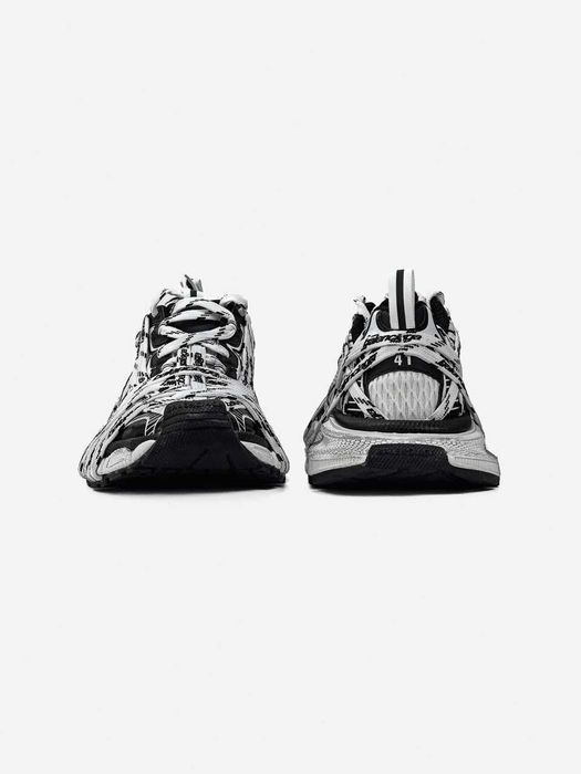 Кросівки Balenciaga 3xl Extreme Lace Logo  White Black premium