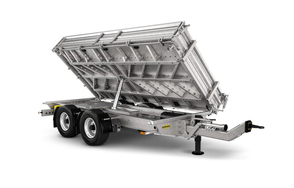 Humbaur Wywrotka 3-Stronna , Różne DMC i Długości, Ocynk, Najazdy jako opcja  Humbaur HTK, DMC 7.5ton-18ton, różne długości