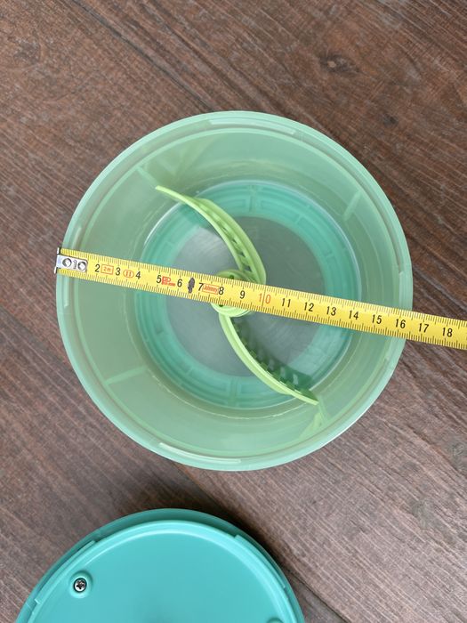 Picadora Manual Tupperware Verde e Turquesa