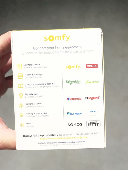 Somfy TaHoma Switch Smart Home – Nowa, nieużywana, komplet