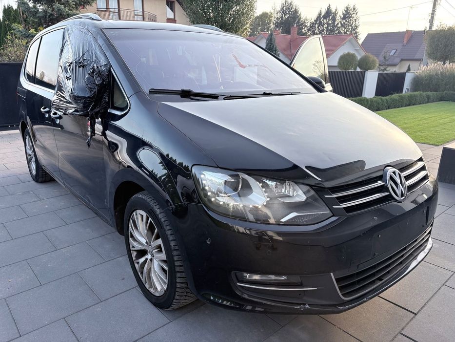 Volkswagen Sharan Auto uszkodzone ! Pali Jeździ