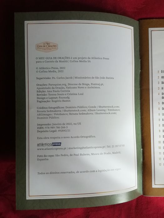 O meu guia de orações do Correio da Manhã, novo
