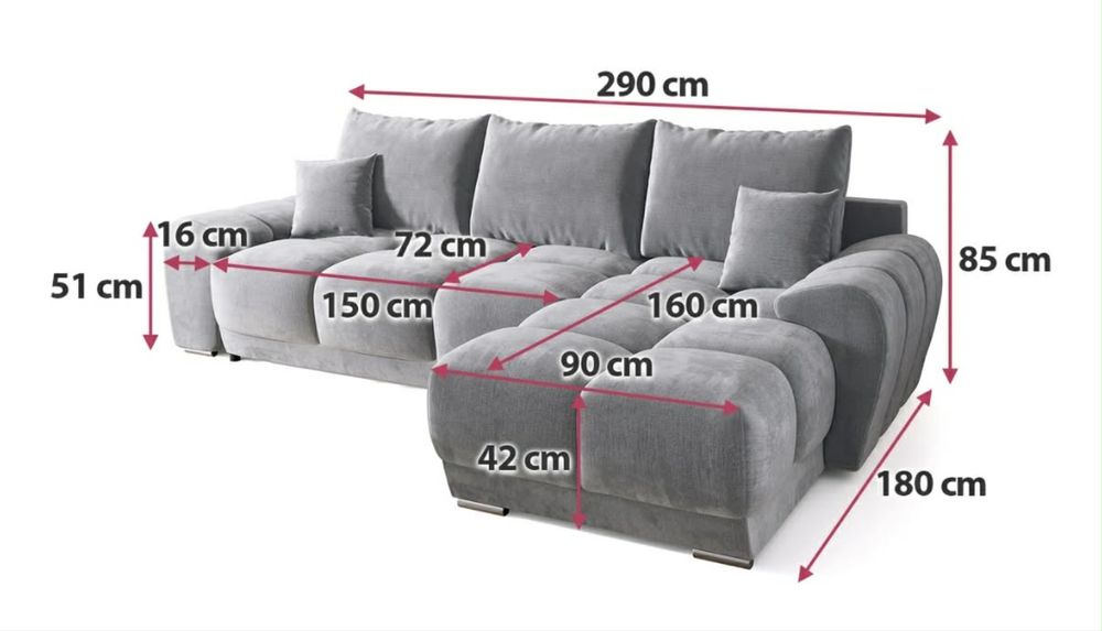 Sprzedam Narożnik kolor szary