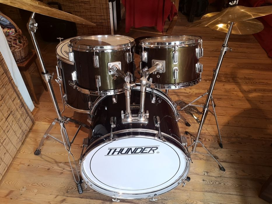 Perkusja jak Pearl, Thunder komplet gotowy do gry   z blachami