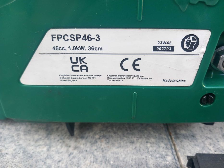 Piła pilarka spalinowa do drewna fpcsp46