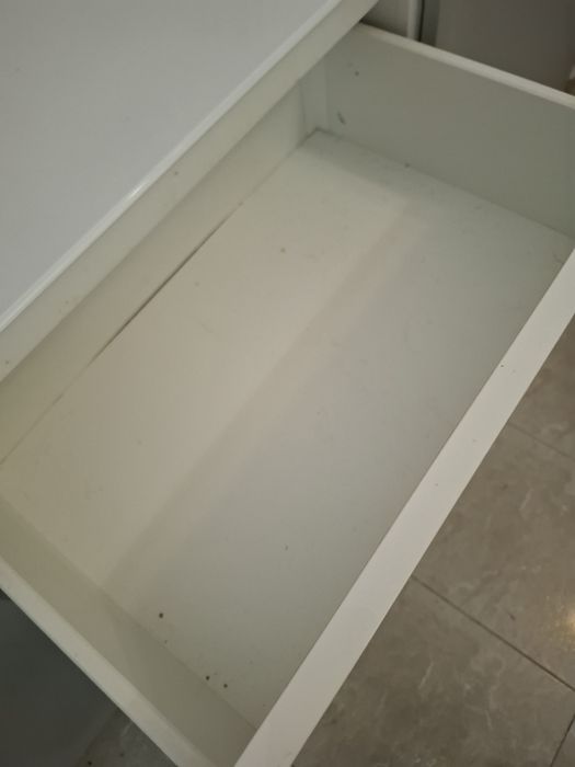 Conjunto de 2 móveis branco/cinza