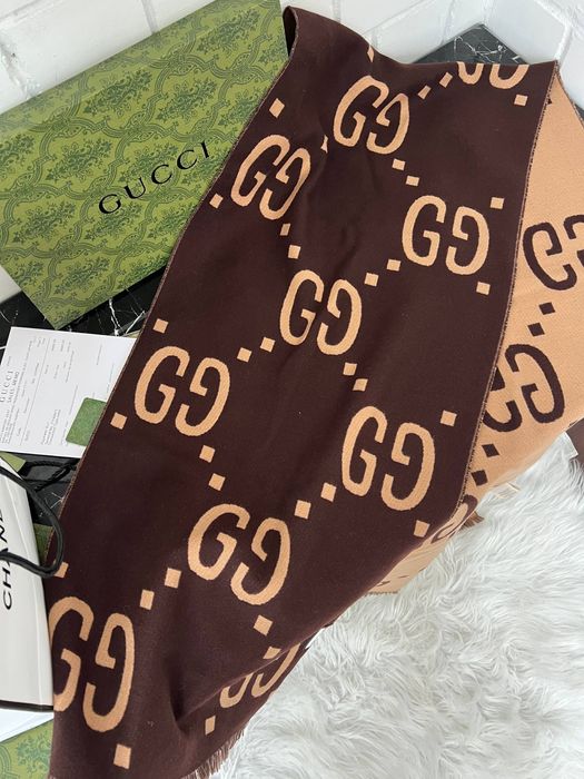 Шарф Gucci двосторонній