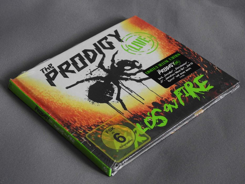The Prodigy *Live World's On Fire* CD DVD 2011 Europe SEALED