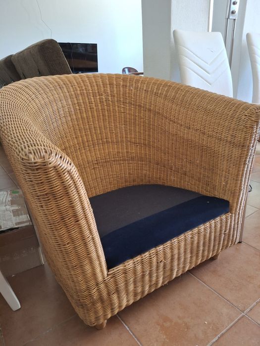 Poltrona de vime