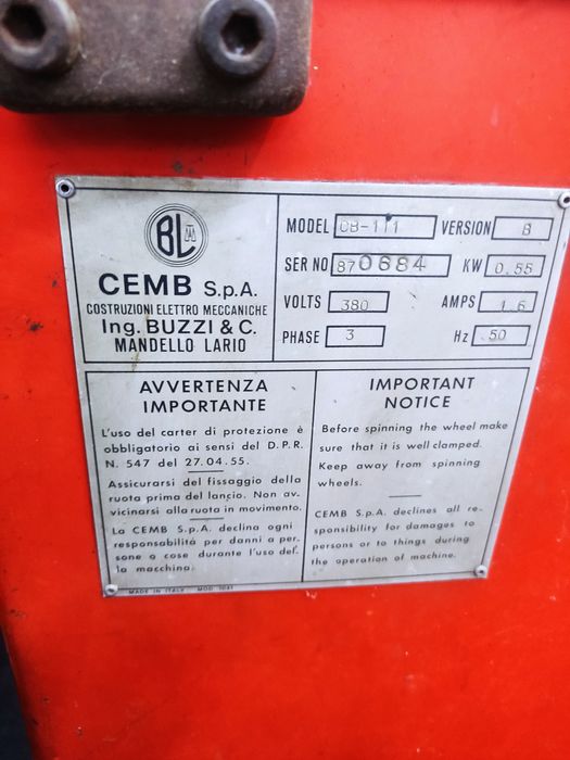 Máquina  de calibrar