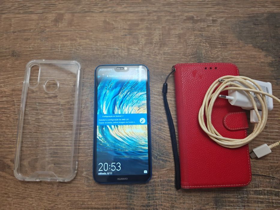 Huawei P20 Lite 4GB/64GB Azul bom estado Aceito Retomas
