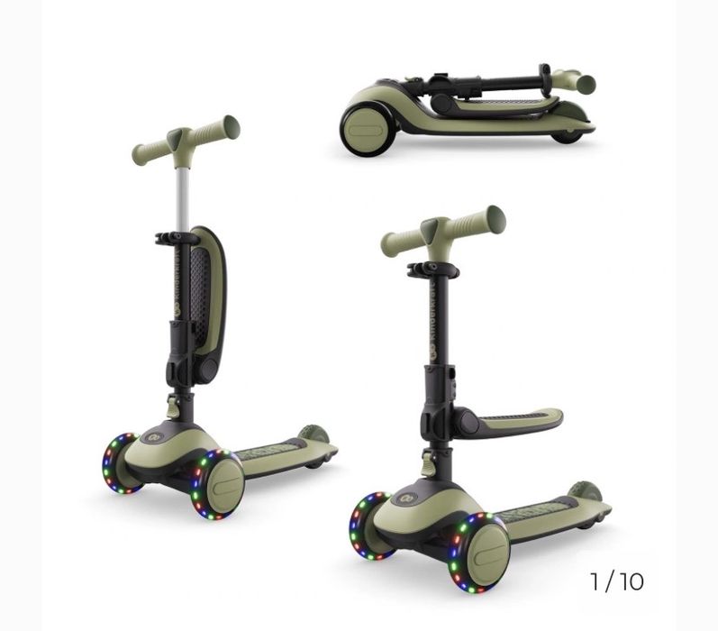 Trotinete evolutiva 2 em 1 com assento || Kinderkraft
