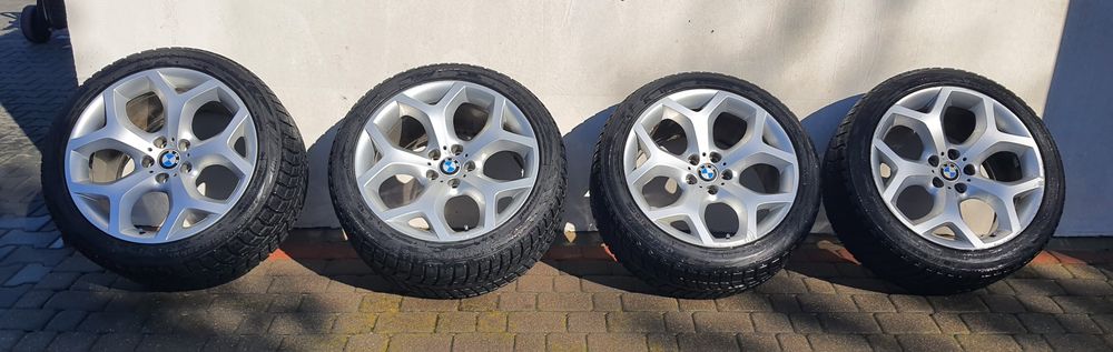 BMW X5 E70 / X6 E71 Orginalne Felgi 20 cali OPONY ZIMOWE 315/35 R20  275/40 R20