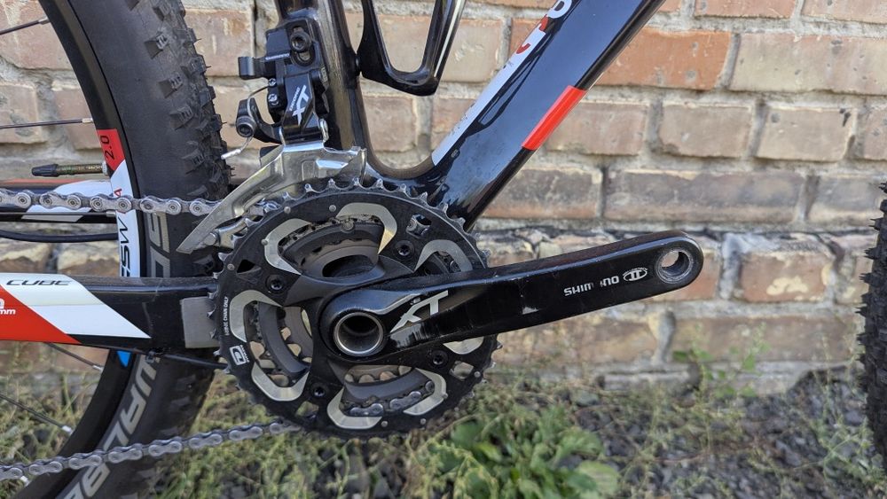 Велосипед двохпідвіс Cube ams Carbon XL/fox/Shimano XT/Formula