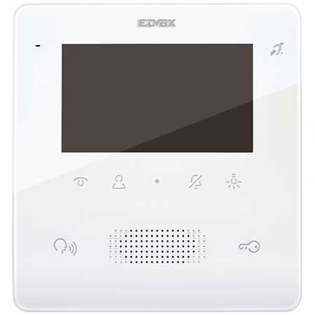 Elvox 4.3-inch Monitor, White, Model 755964409256182275122