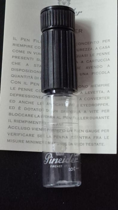 Pineider pen filler przenośny kałamarz podróżny