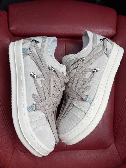 (БЕЗ ПЕРЕДОПЛАТИ) Rick Owens x Hollywood Megalace Beige рікуовенс