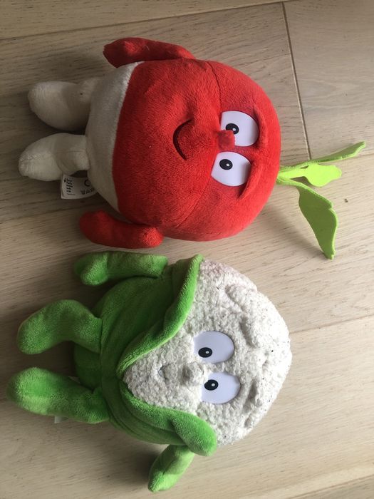 Maskotki gang Świeżaków rzodkiewka i kalafior