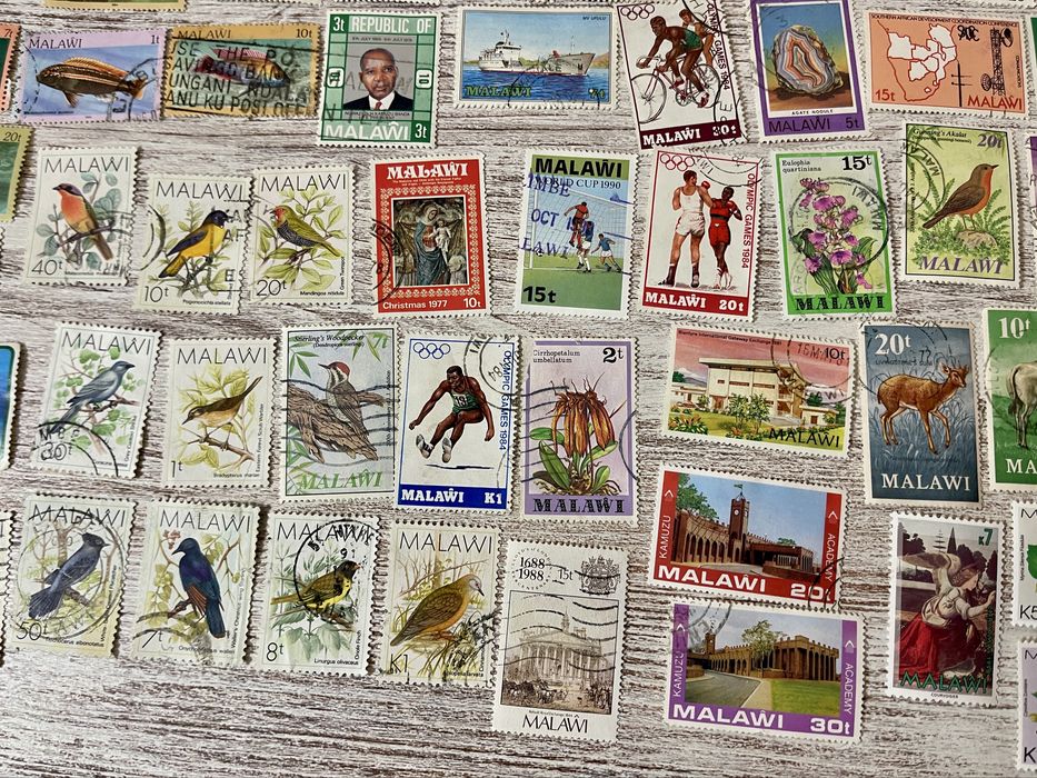Coleção 92 selos do Malawi - Africa