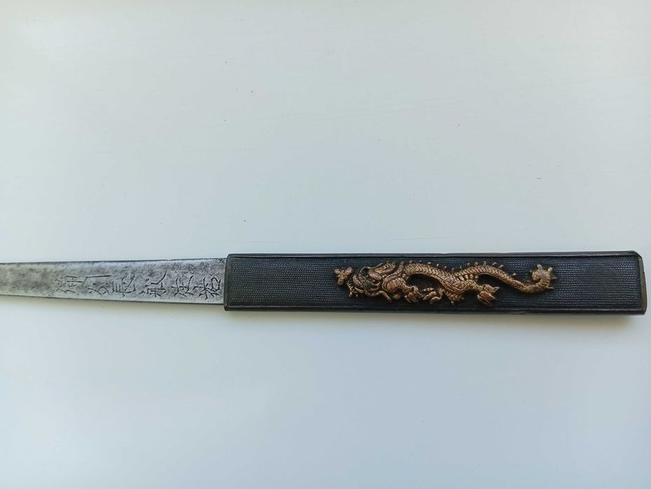 Stare japońskie koshirae do miecza wakizashi.