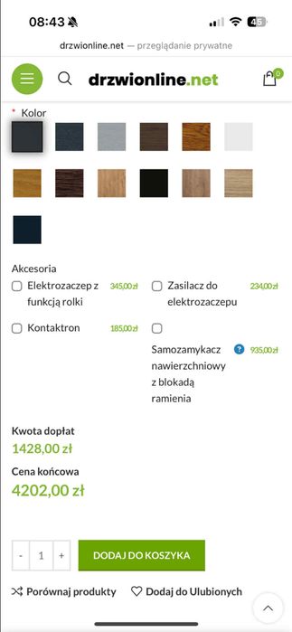 Sprzedam drzwi wikęd