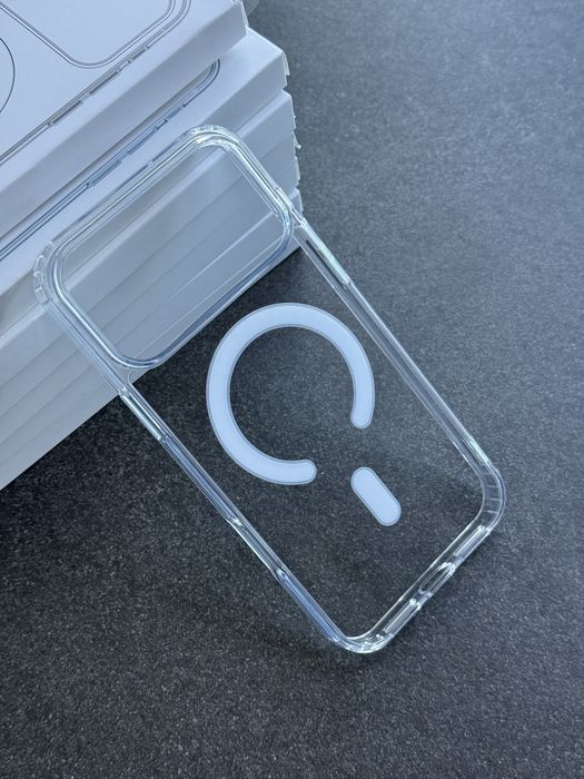 Чохол iPhone 17 Pro | 17 Pro Max прозрачный Clear Case MagSafe | Чехол айфон 17 про макс MagSafe противоударный
