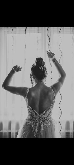 Suknia ślubna S/M + welon