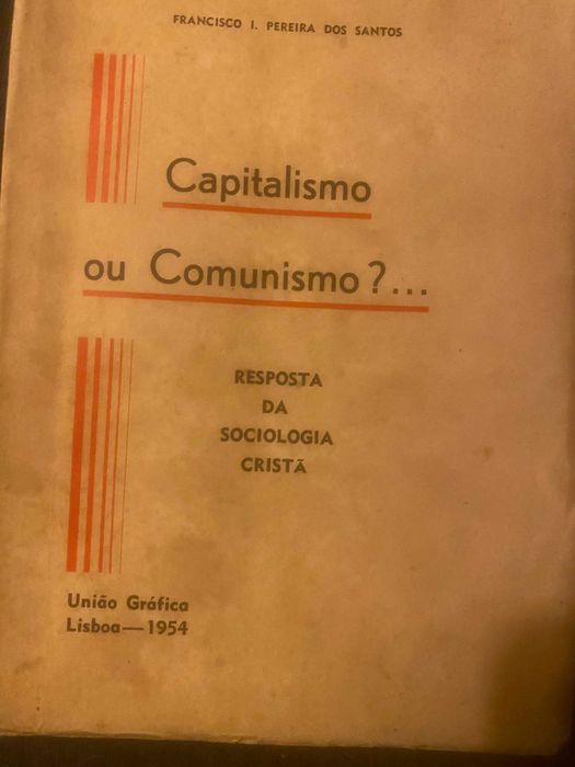 livro capitalismo ou comunismo? 1954