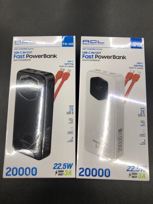 Павер банк ACL 20000 22.5w high fast 3A