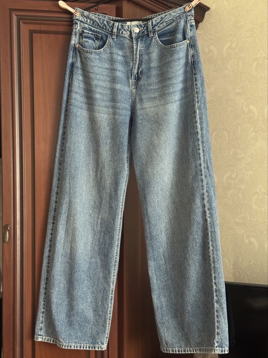 Джинси wide leg, висока посадка Sinsay розмір L/40