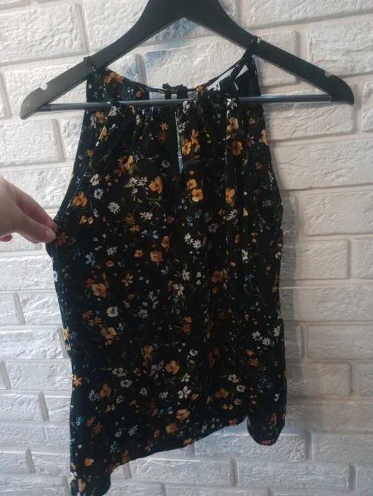 Oasis bluzka damska top r.10 38 w kwiatuszki