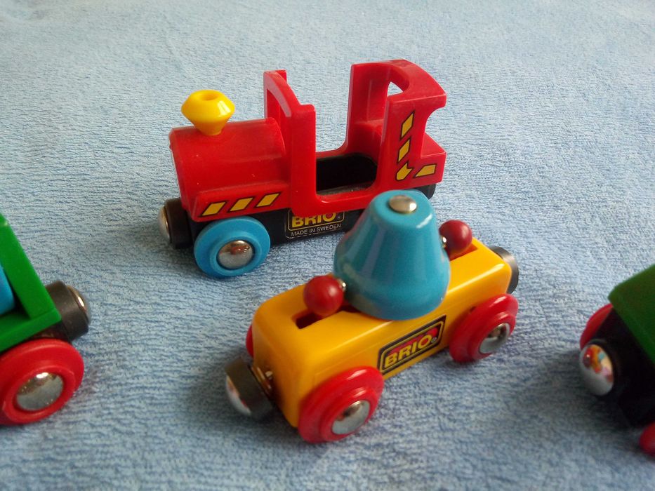 BRIO ruchome wagoniki, kolejka drewniana GRATIS wysyłka