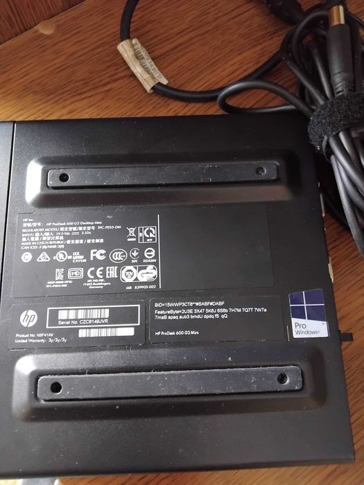 Мини компьютер HP 600 G2