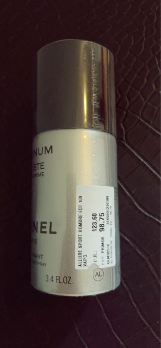 Desodorizante Chanel Platinium Egoiste